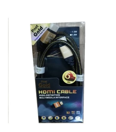 کابل HDMI تلویزیون ورژن 1.4 gold