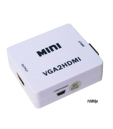 تبدیل VGA به HDMI با صدا mini