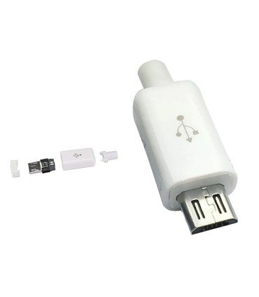 فیش میکرو USB نری سفید