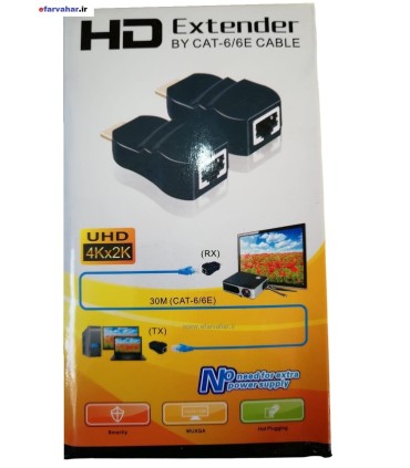 اکستندر HDMI افزایش طول 30 متر با یک کابل LAN