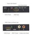 مبدل HDMI به صدا و اپتیکال + HDMI